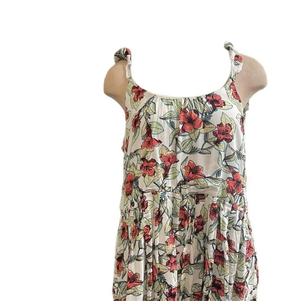 NWT Free People White Dear You Floral Dress Size Medium New